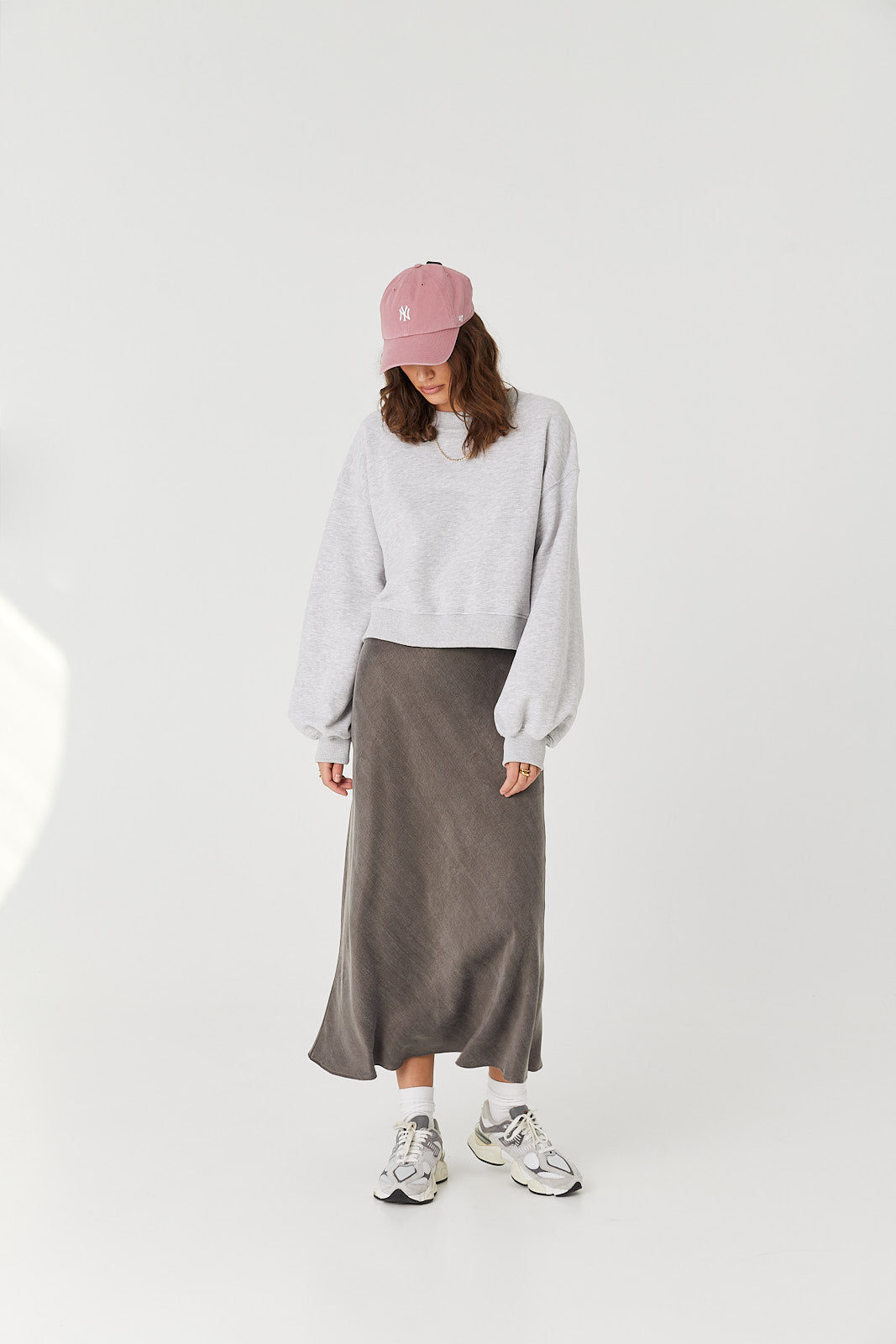 Spódnica Petra long anthracite