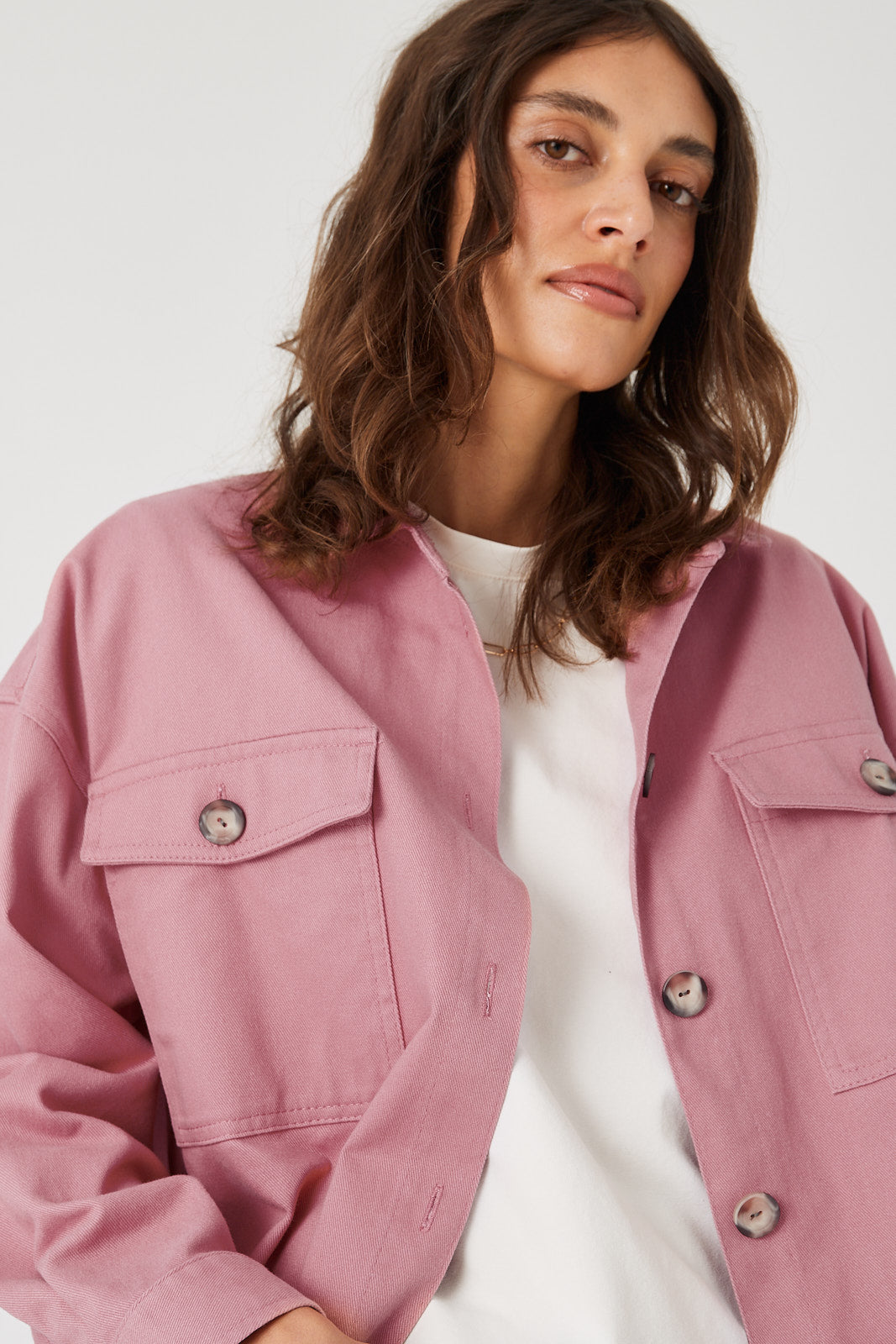 Kurtka koszulowa Lucy rouge