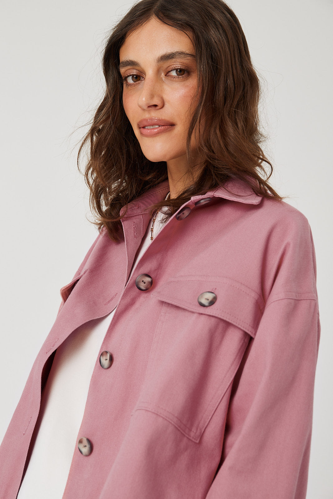 Kurtka koszulowa Lucy rouge