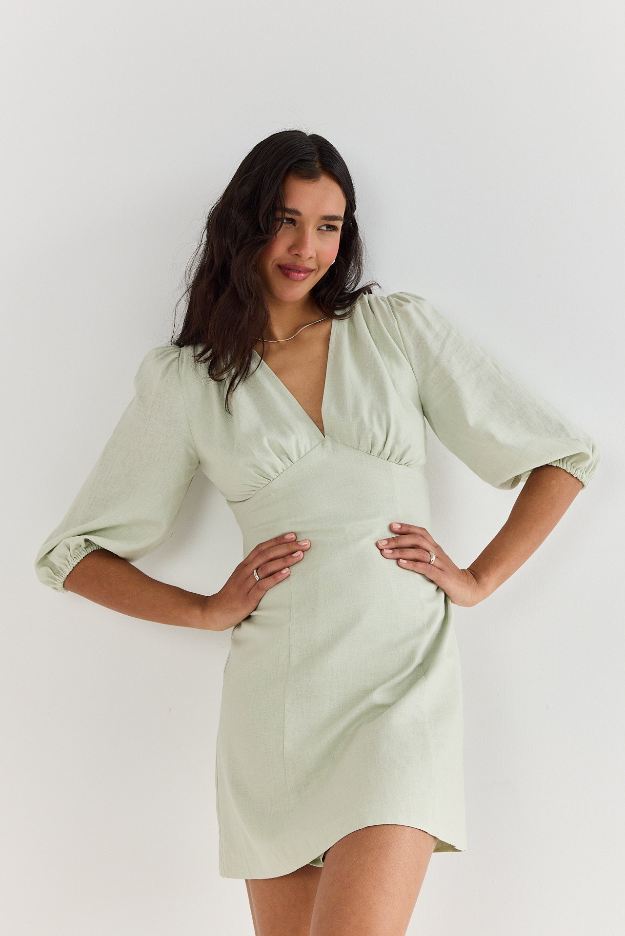 Sukienka Jolie pistachio ice cream