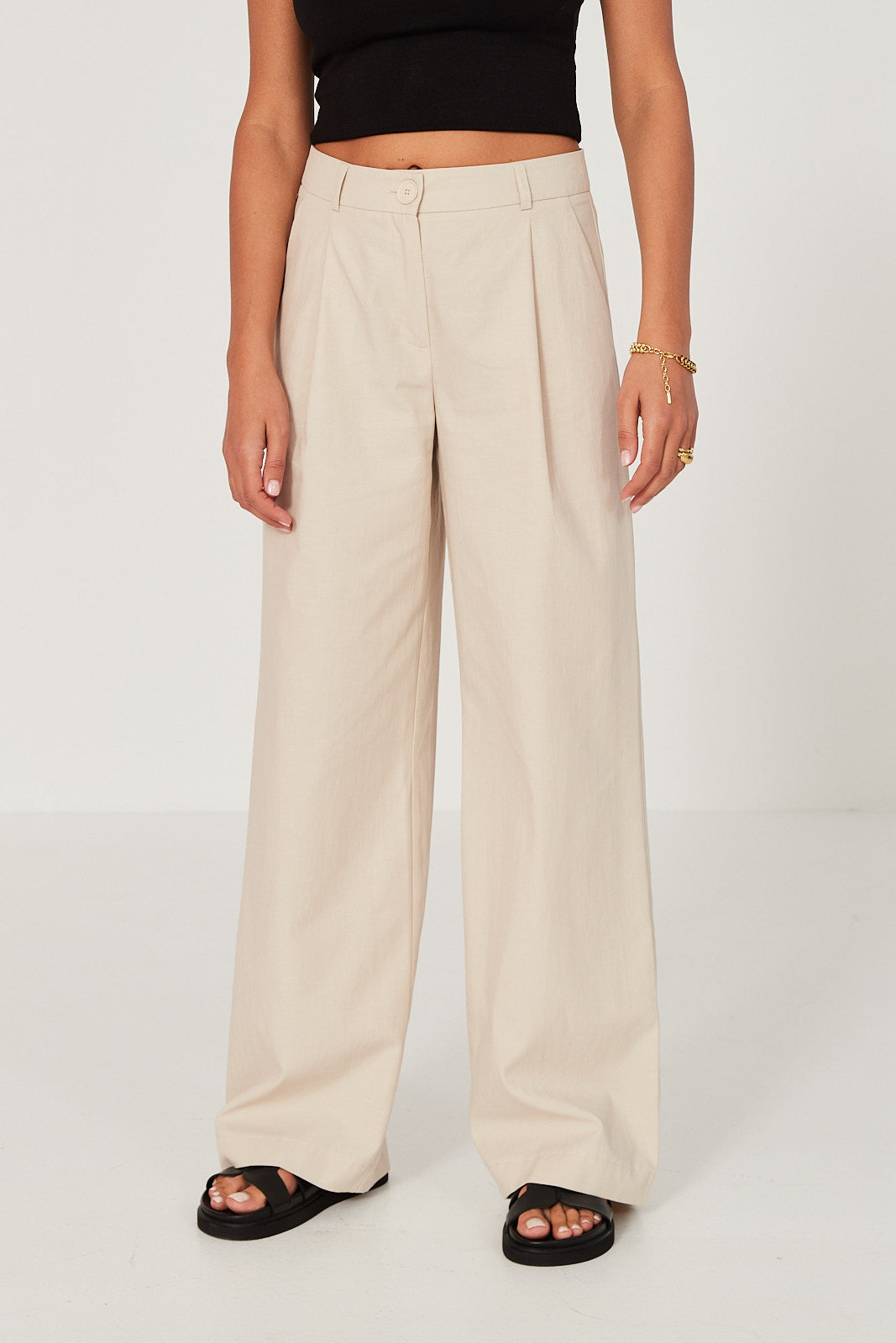 Spodnie Logan beige