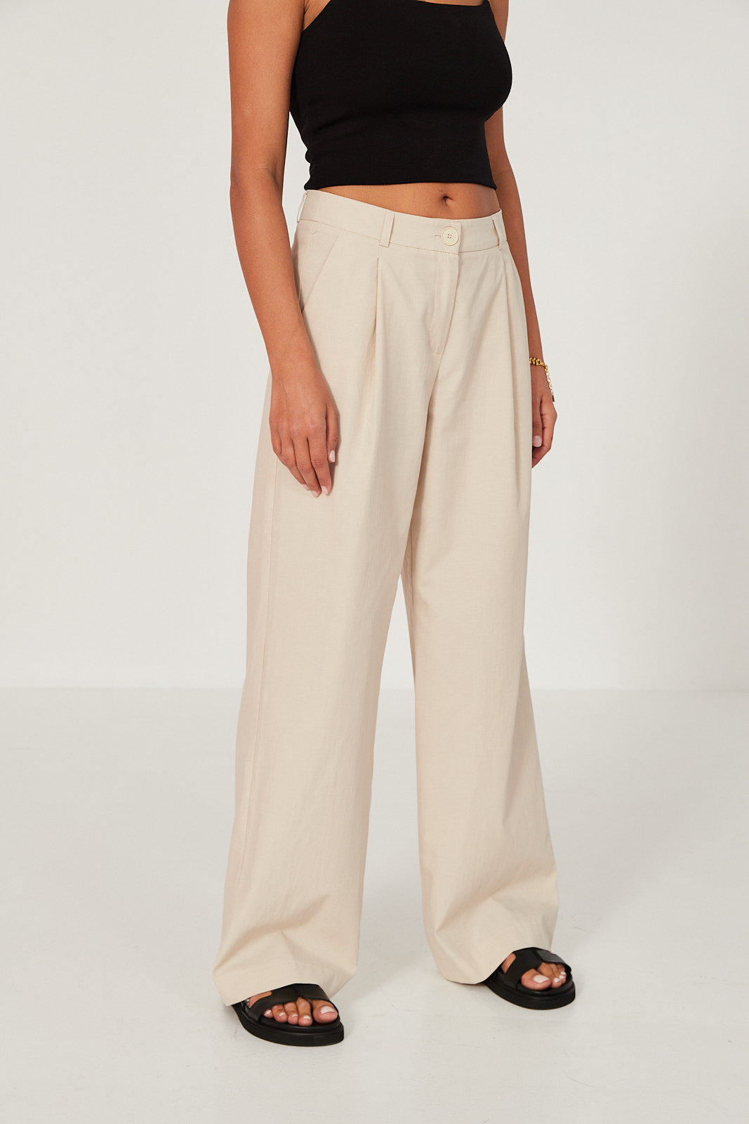 Spodnie Logan beige