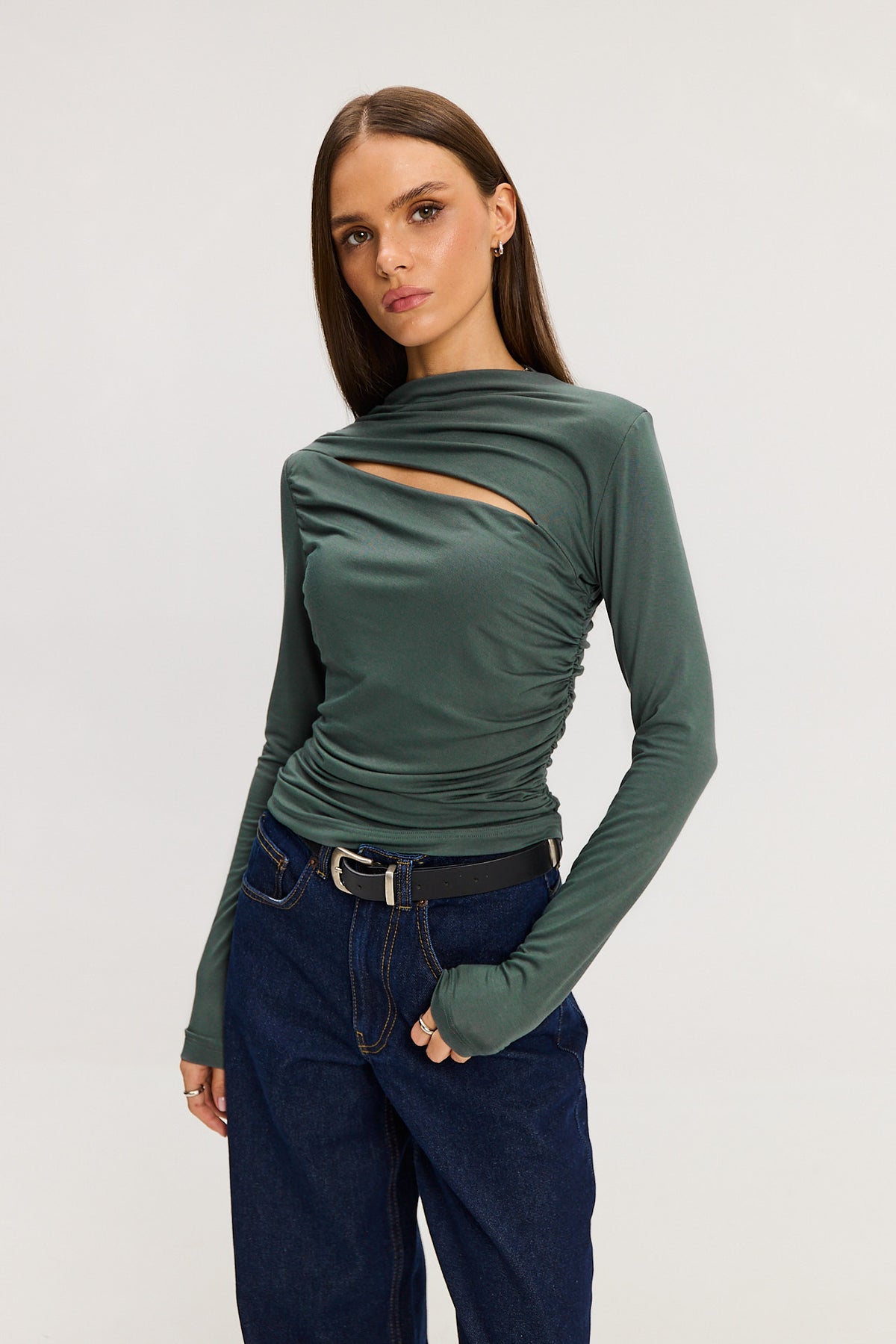 Longsleeve Mona teal