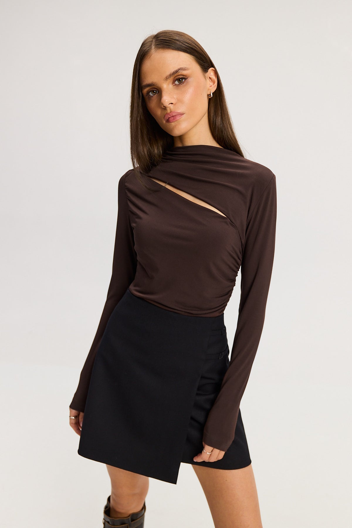 Longsleeve Mona chocolate