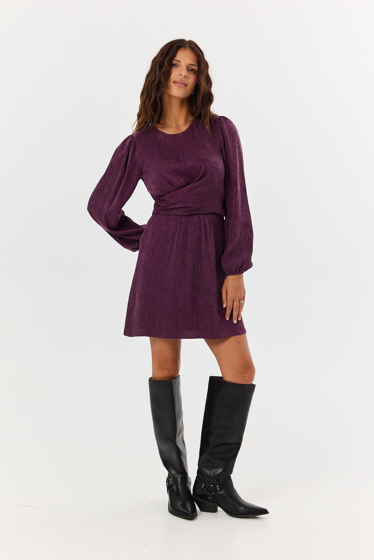Sukienka Charlotte plum