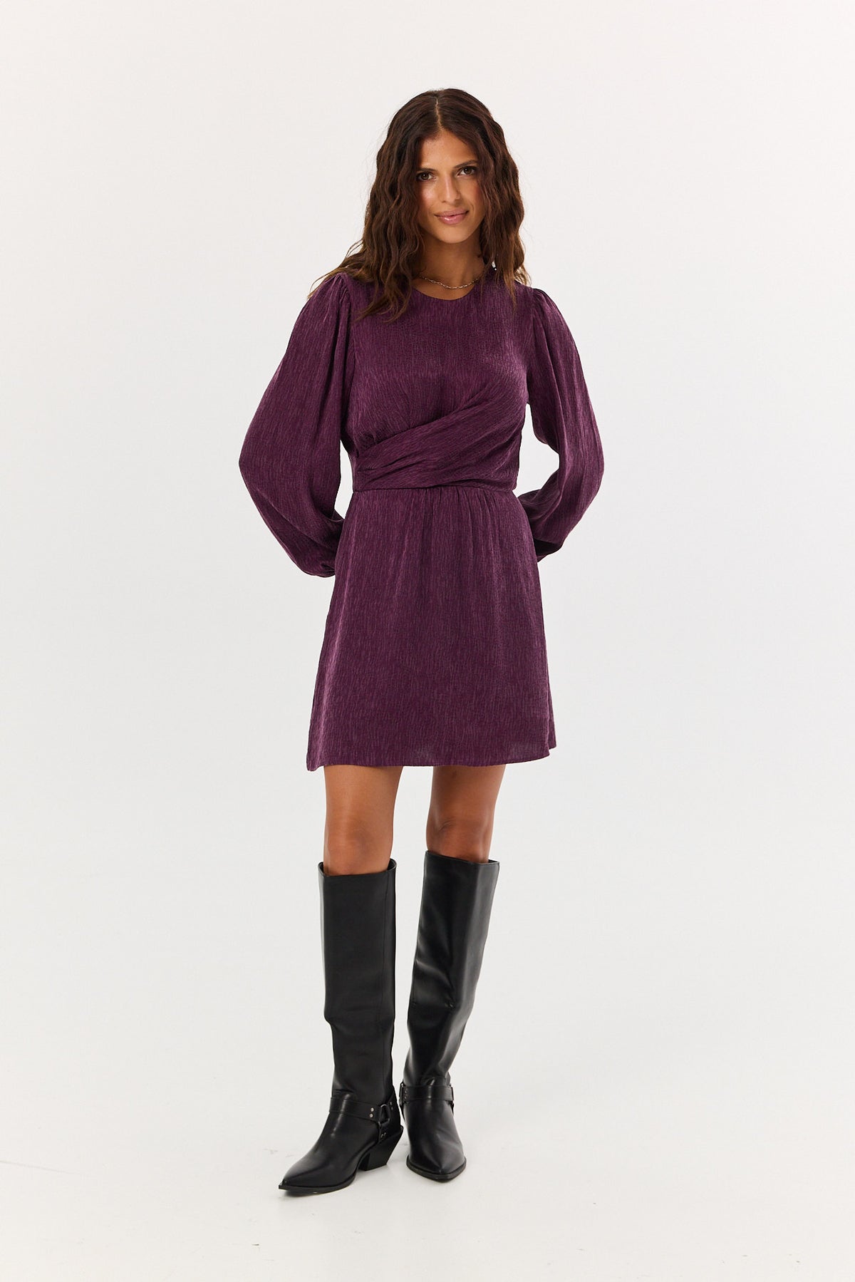 Sukienka Charlotte plum