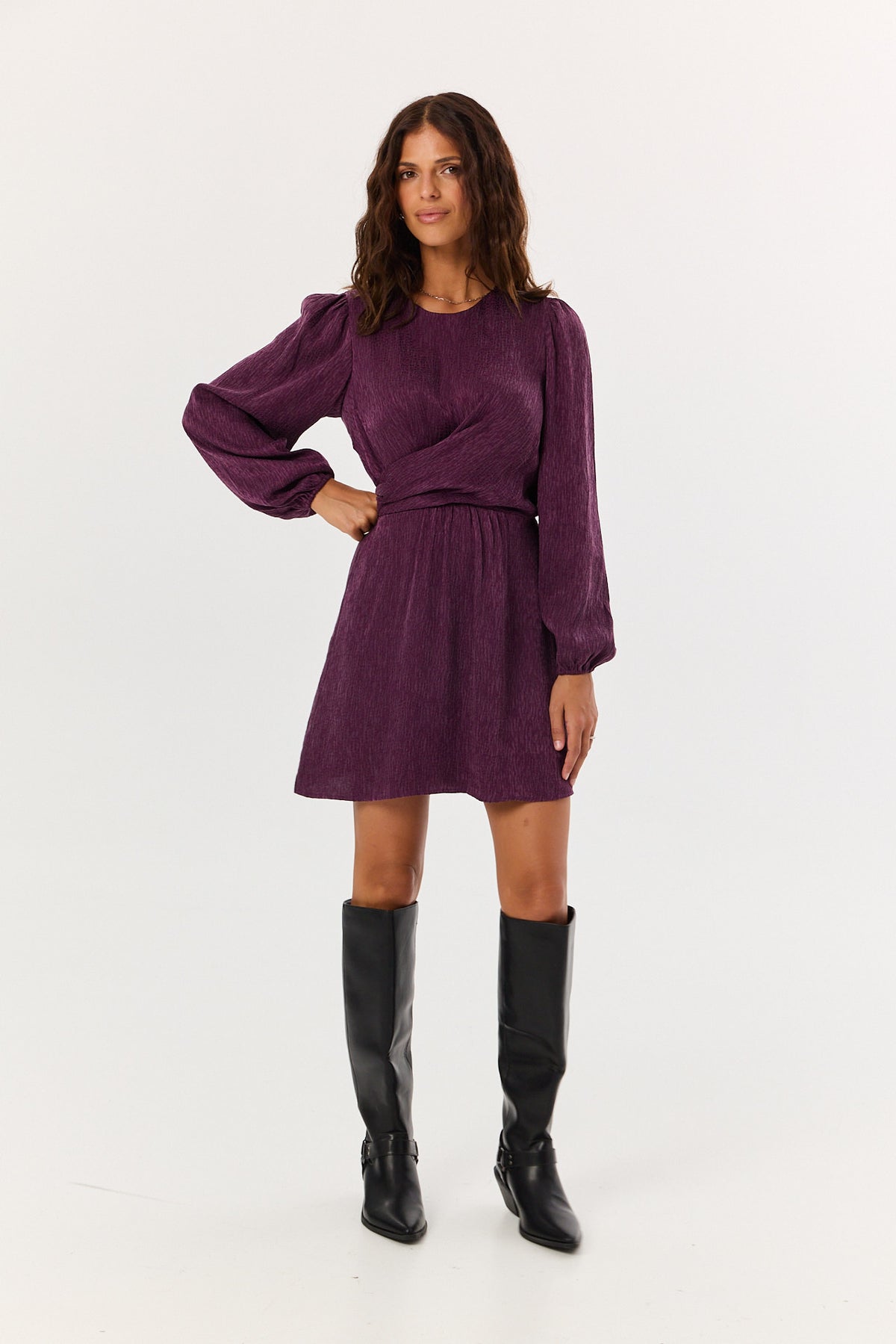 Sukienka Charlotte plum