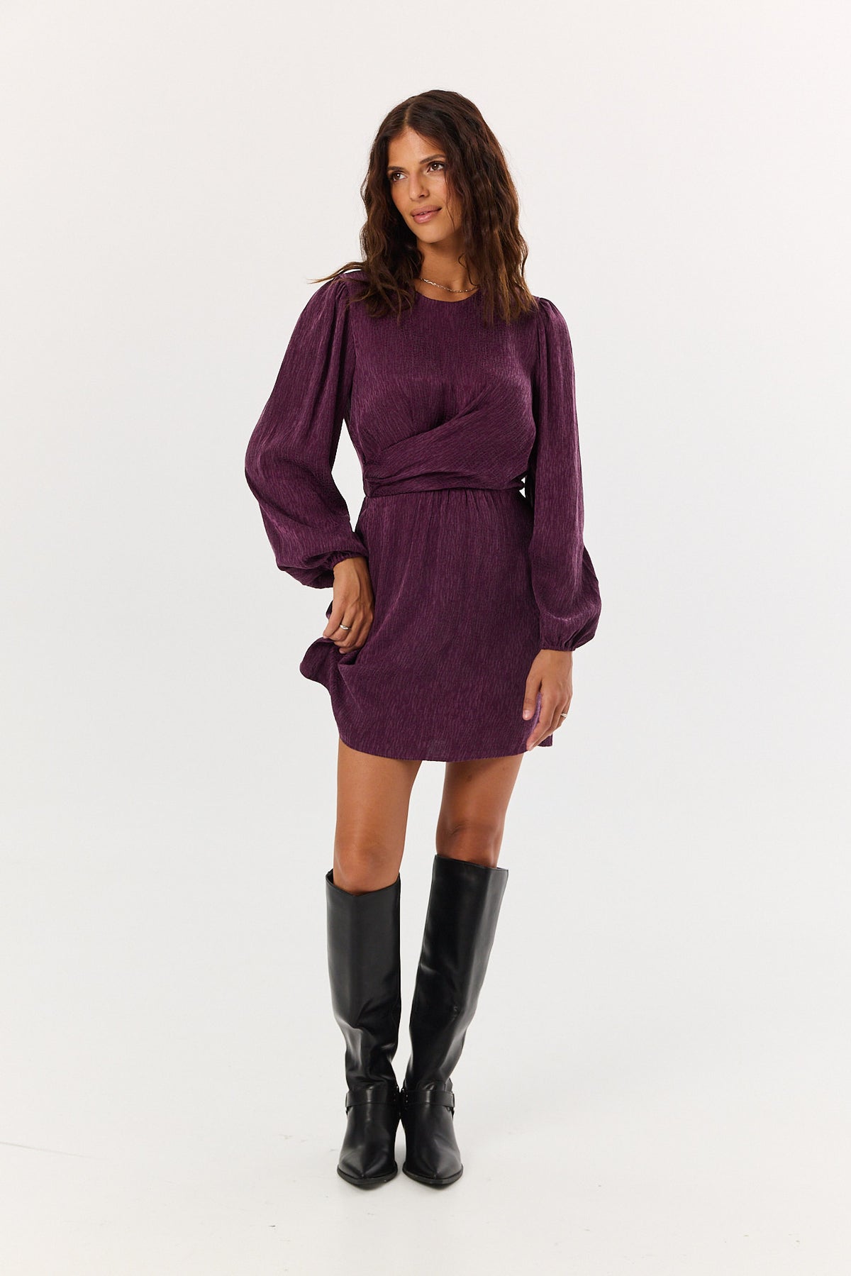 Sukienka Charlotte plum