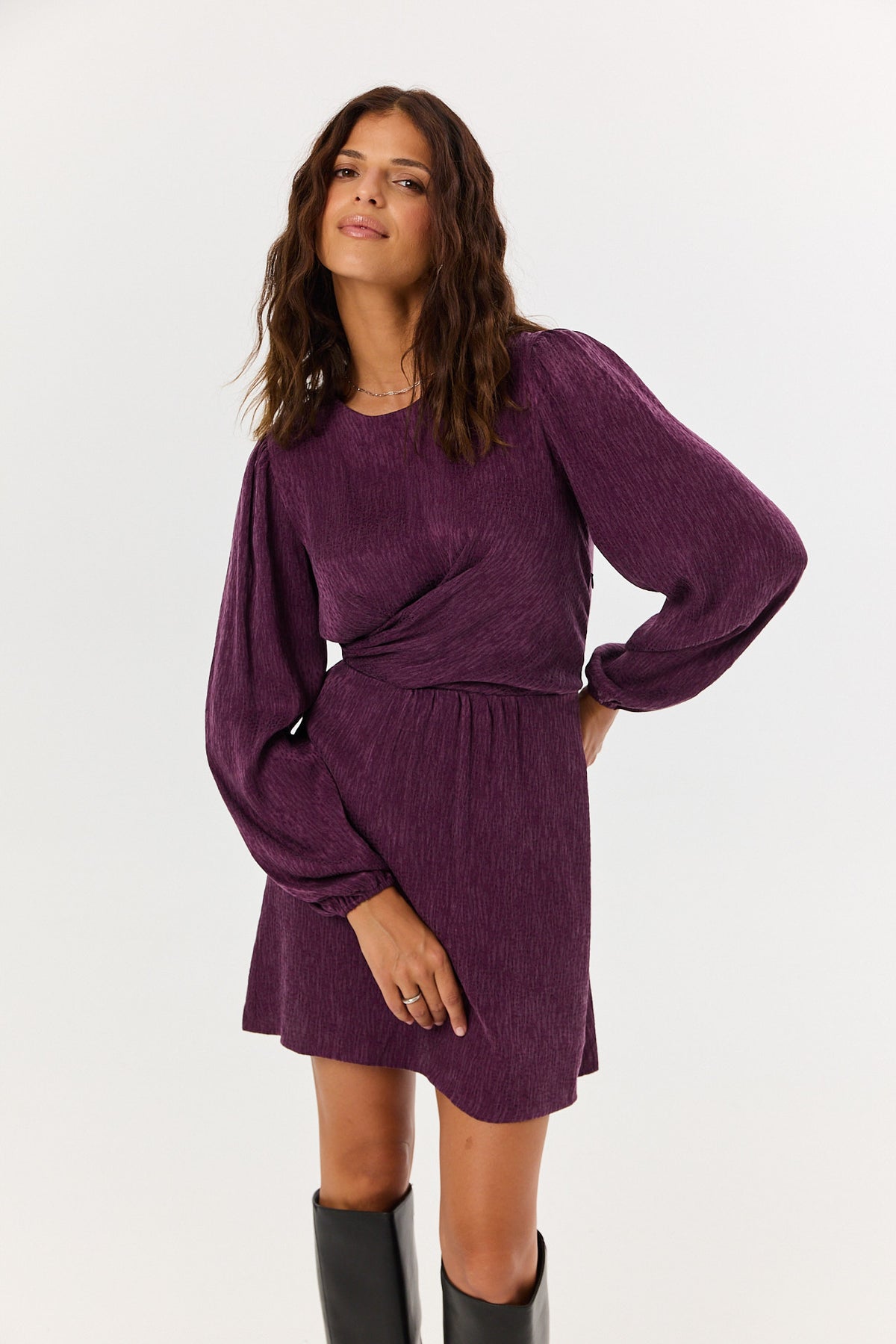 Sukienka Charlotte plum