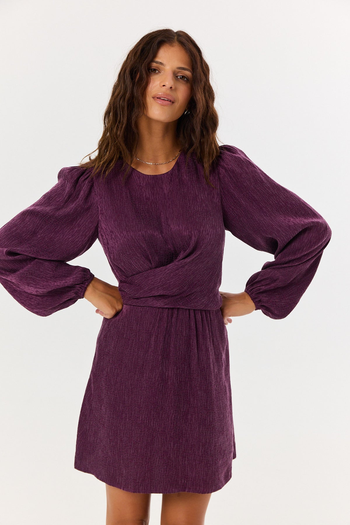 Sukienka Charlotte plum