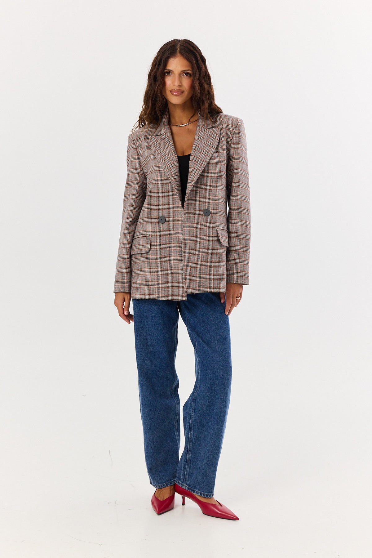 Marynarka James wool check