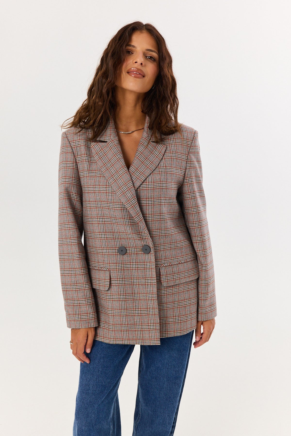 Marynarka James wool check