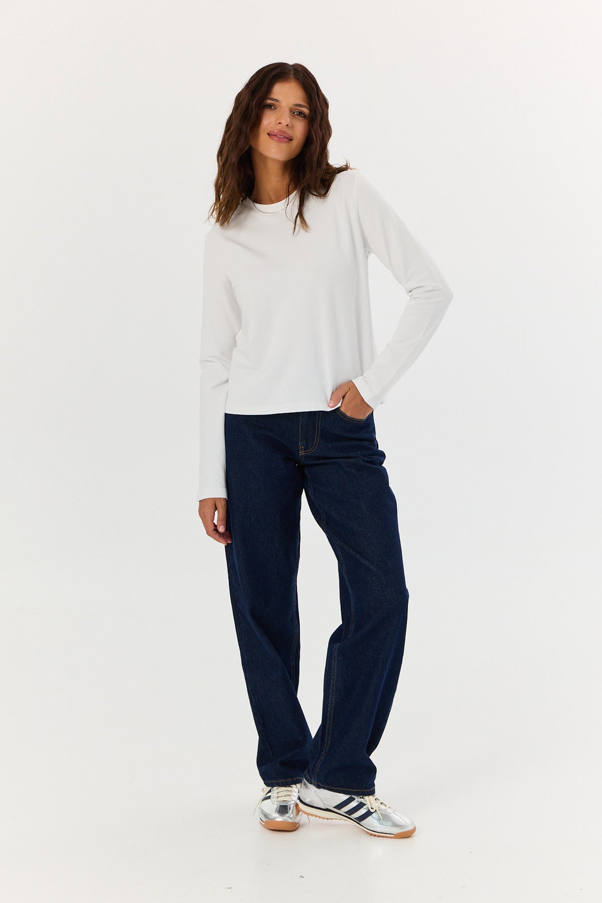 Longsleeve Comfy white
