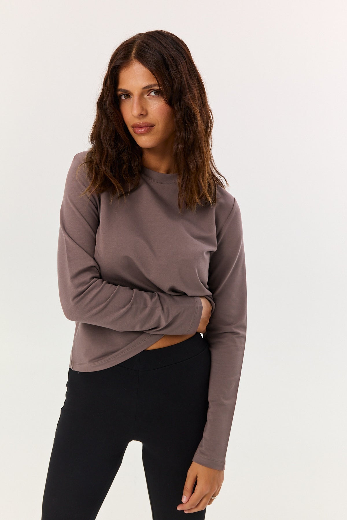 Longsleeve Comfy mocca