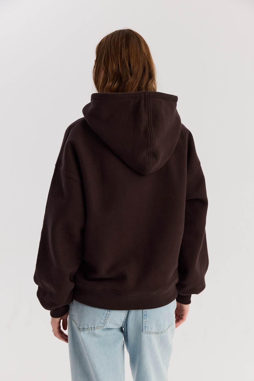 Bluza Boyfriend Hoodie dark chocolate