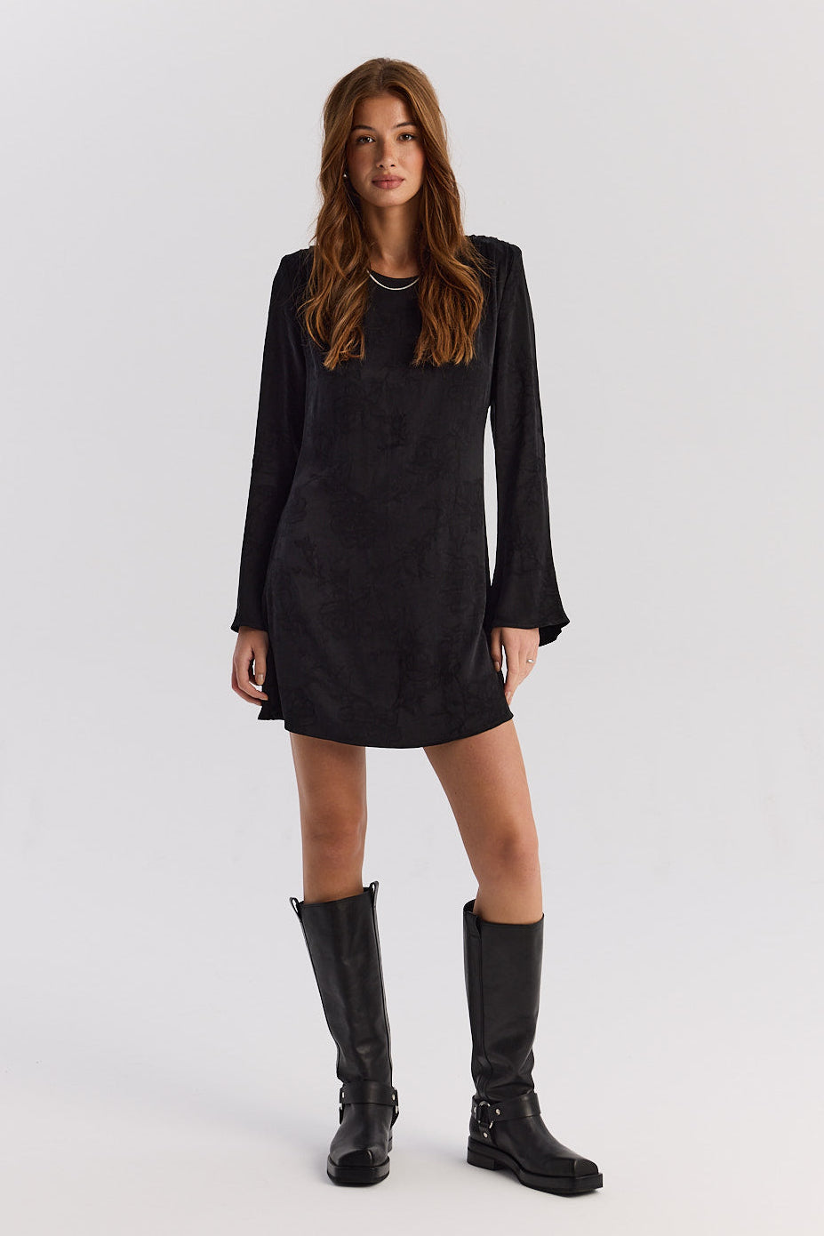 Sukienka Molly jacquard black