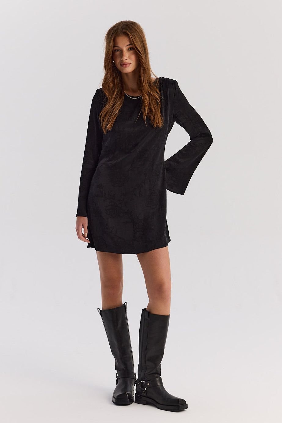 Sukienka Molly jacquard black