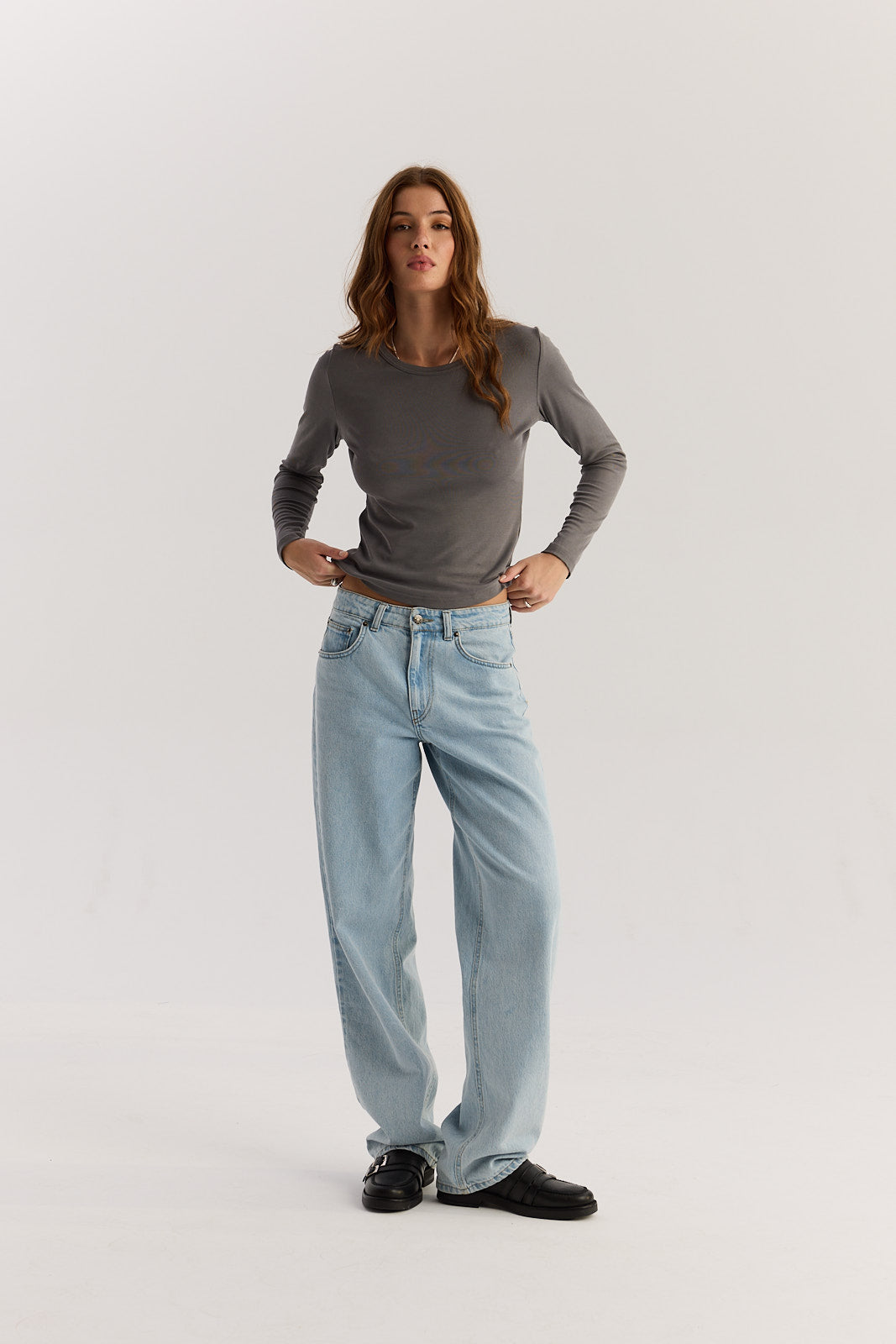 Longsleeve Bowie grey