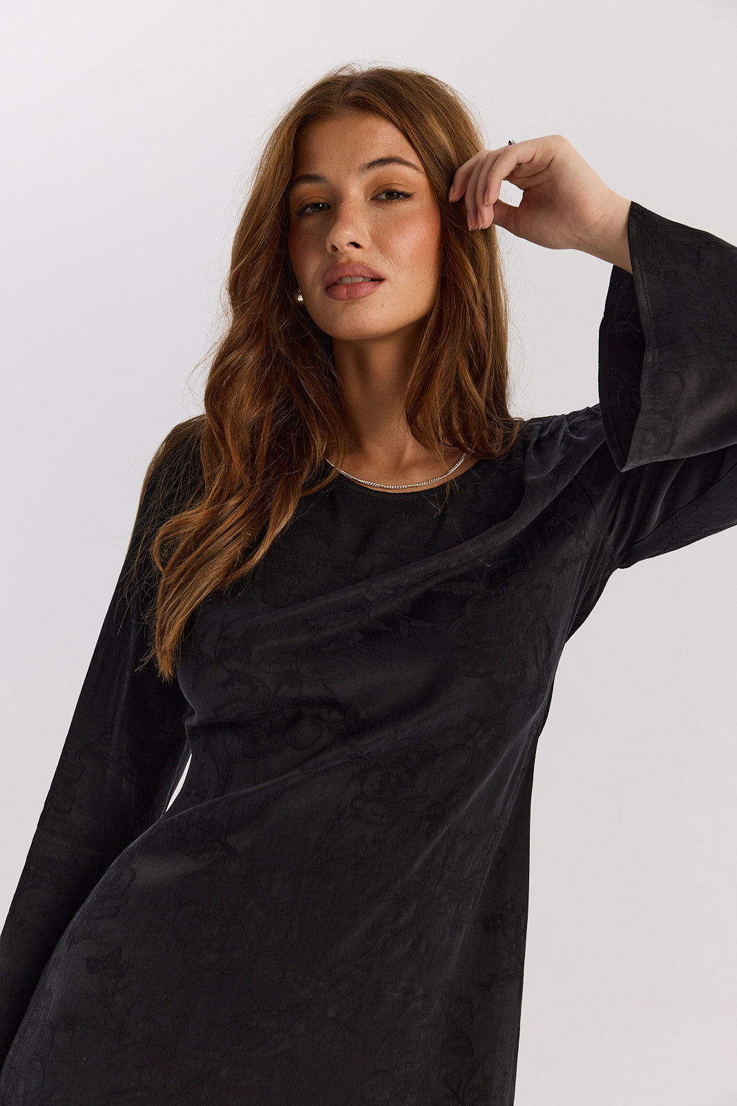Sukienka Molly jacquard black