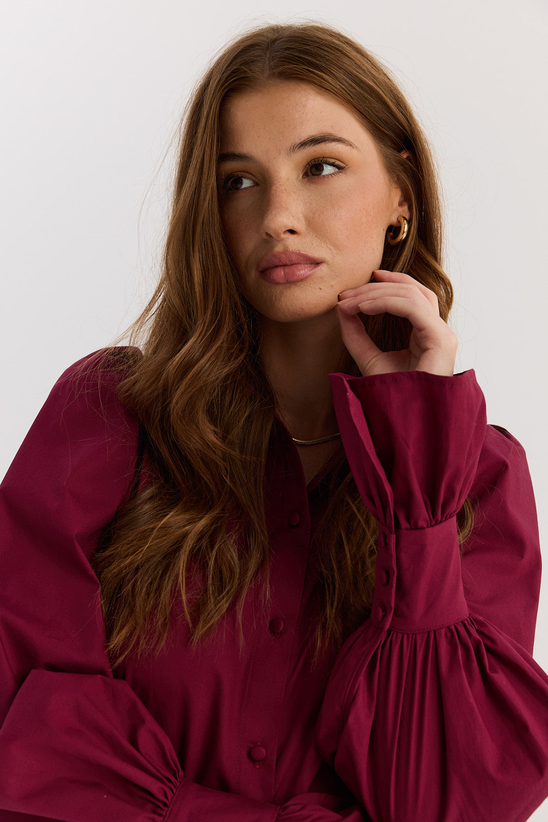 Koszula Emma burgundy