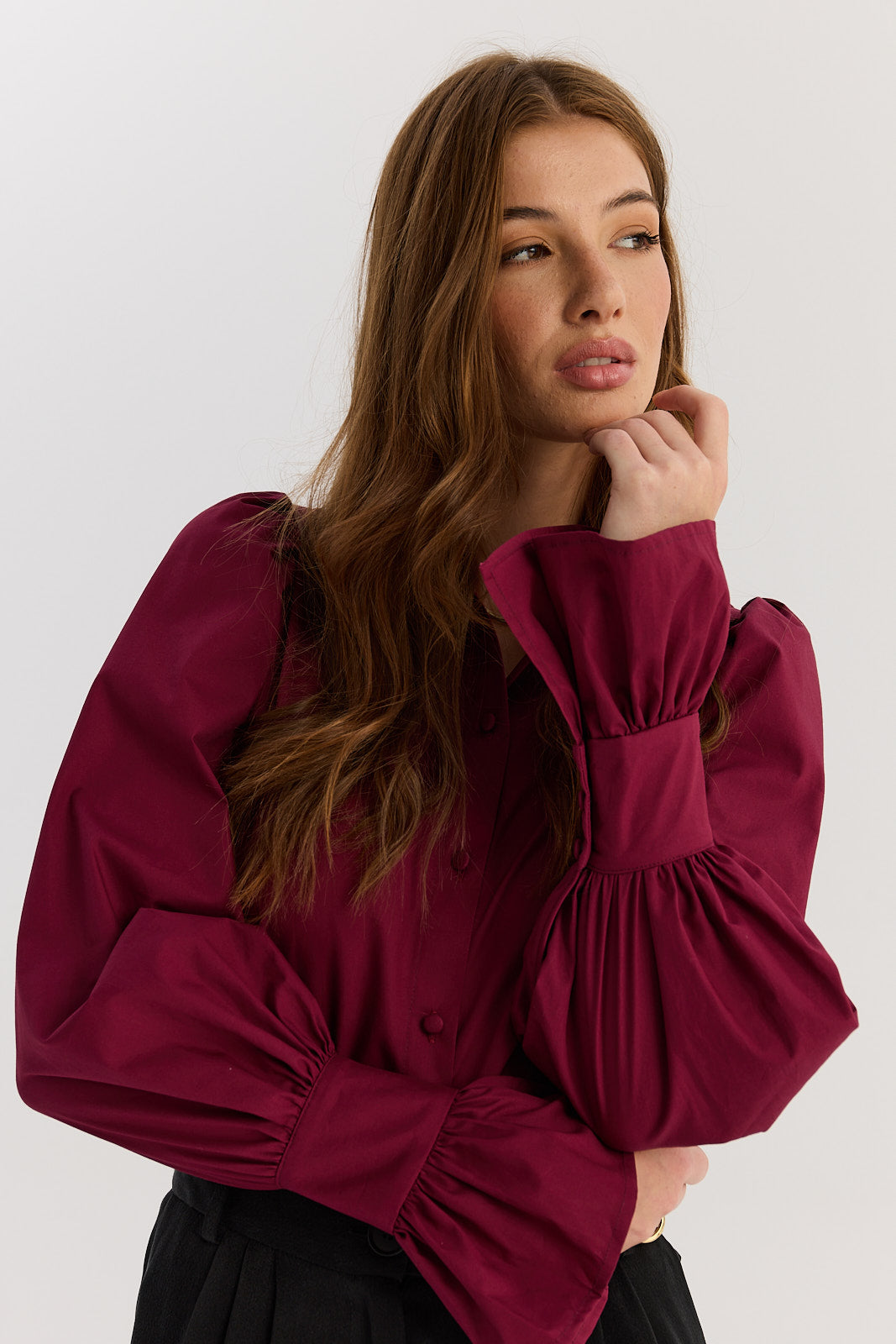 Koszula Emma burgundy