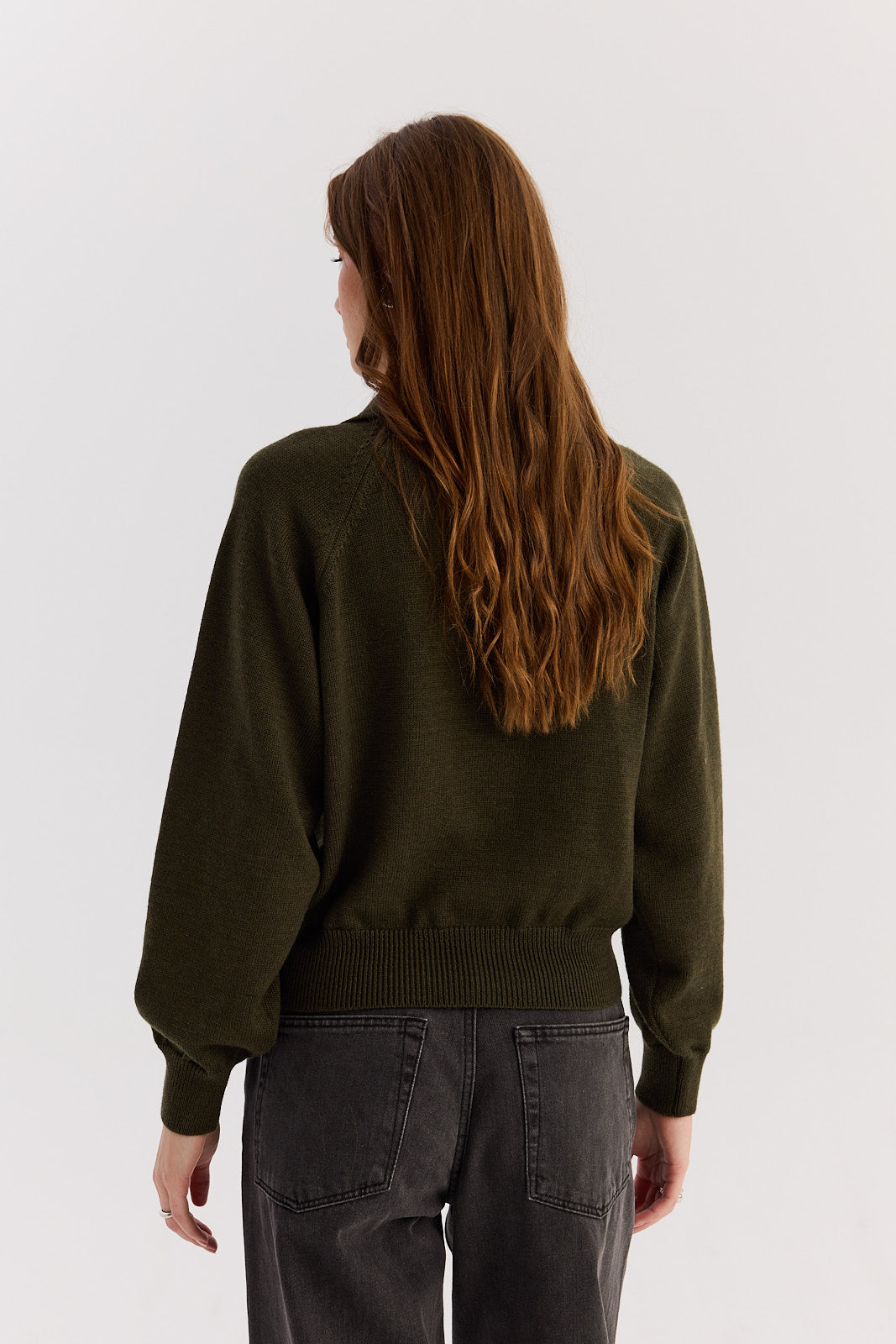 Sweter Polo Bobby khaki