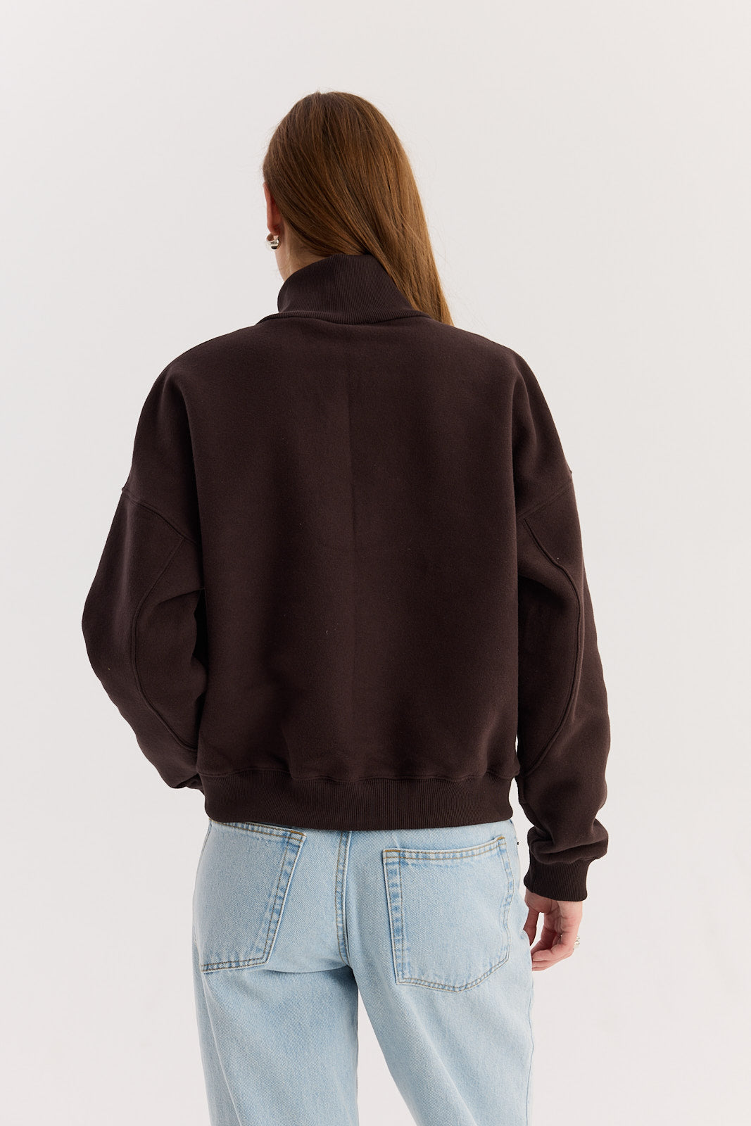 Bluza Zipi dark chocolate