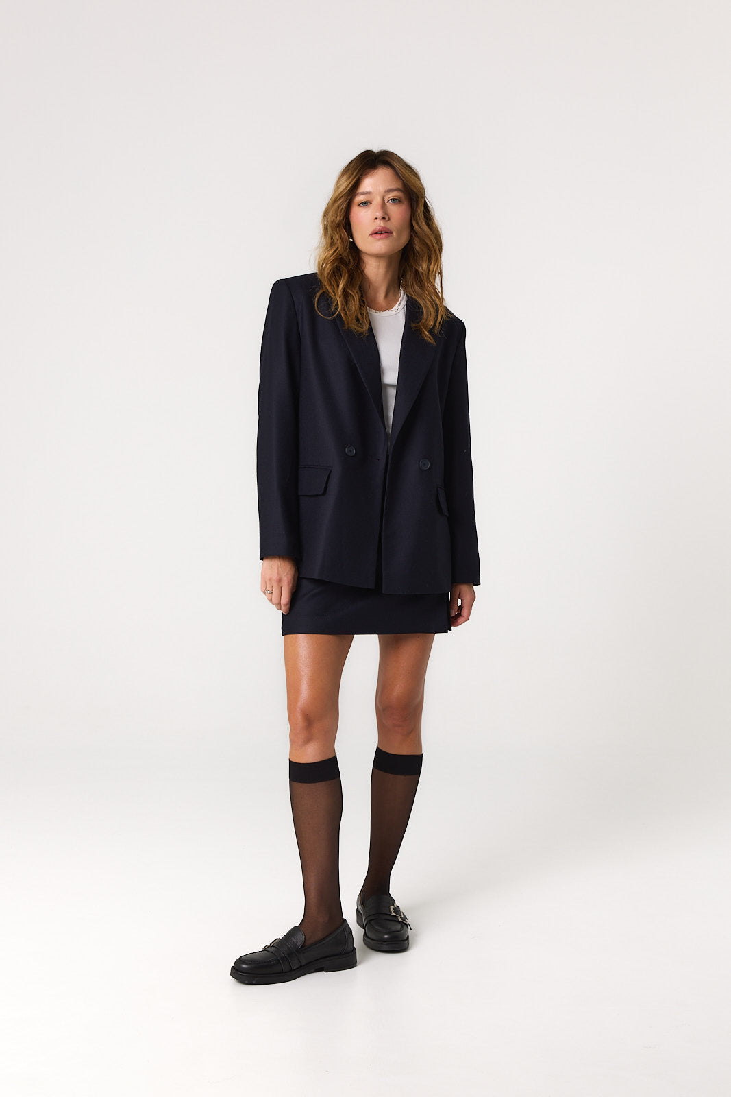 Marynarka James wool navy