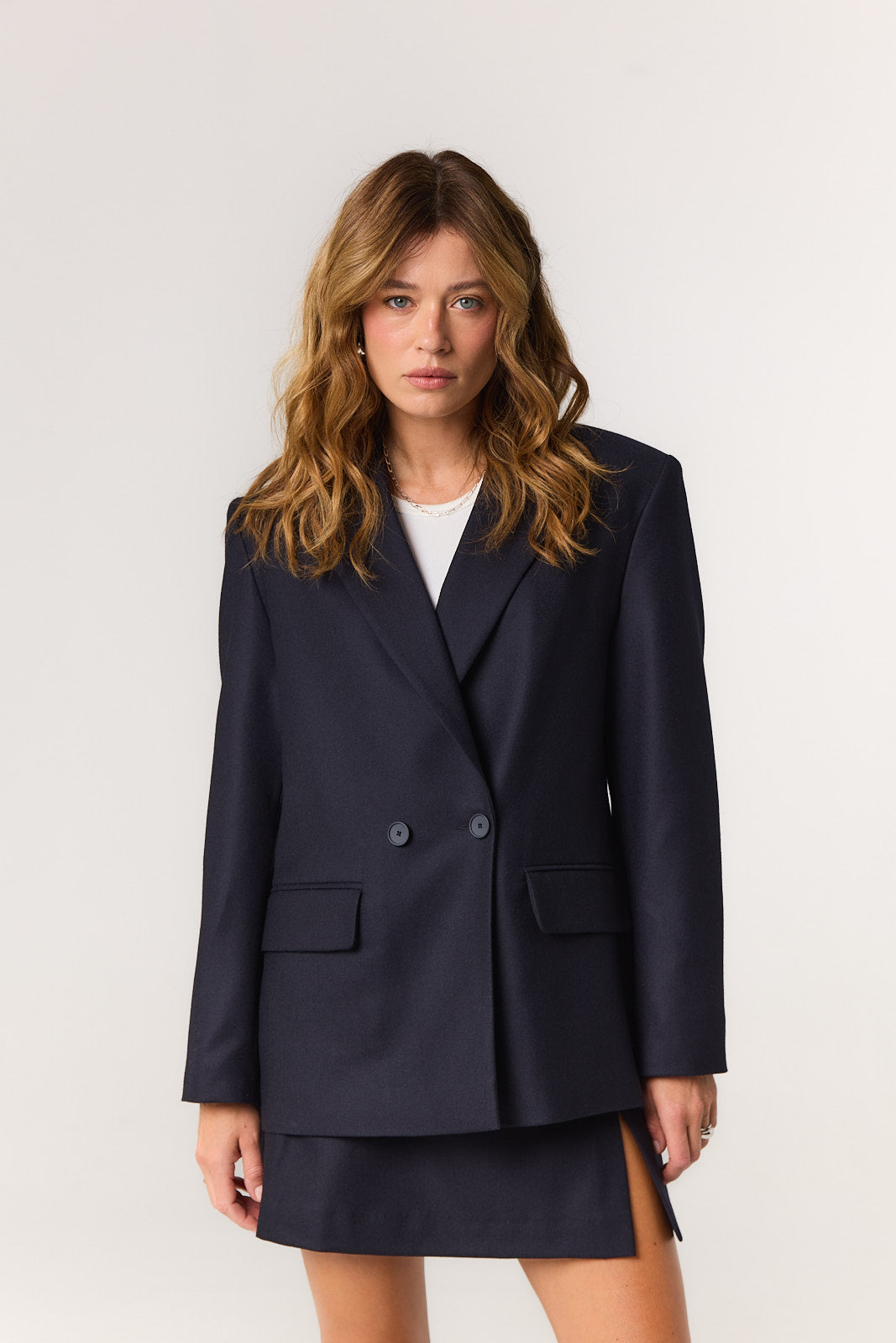 Marynarka James wool navy