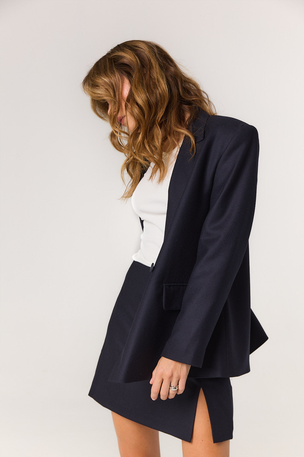 Marynarka James wool navy