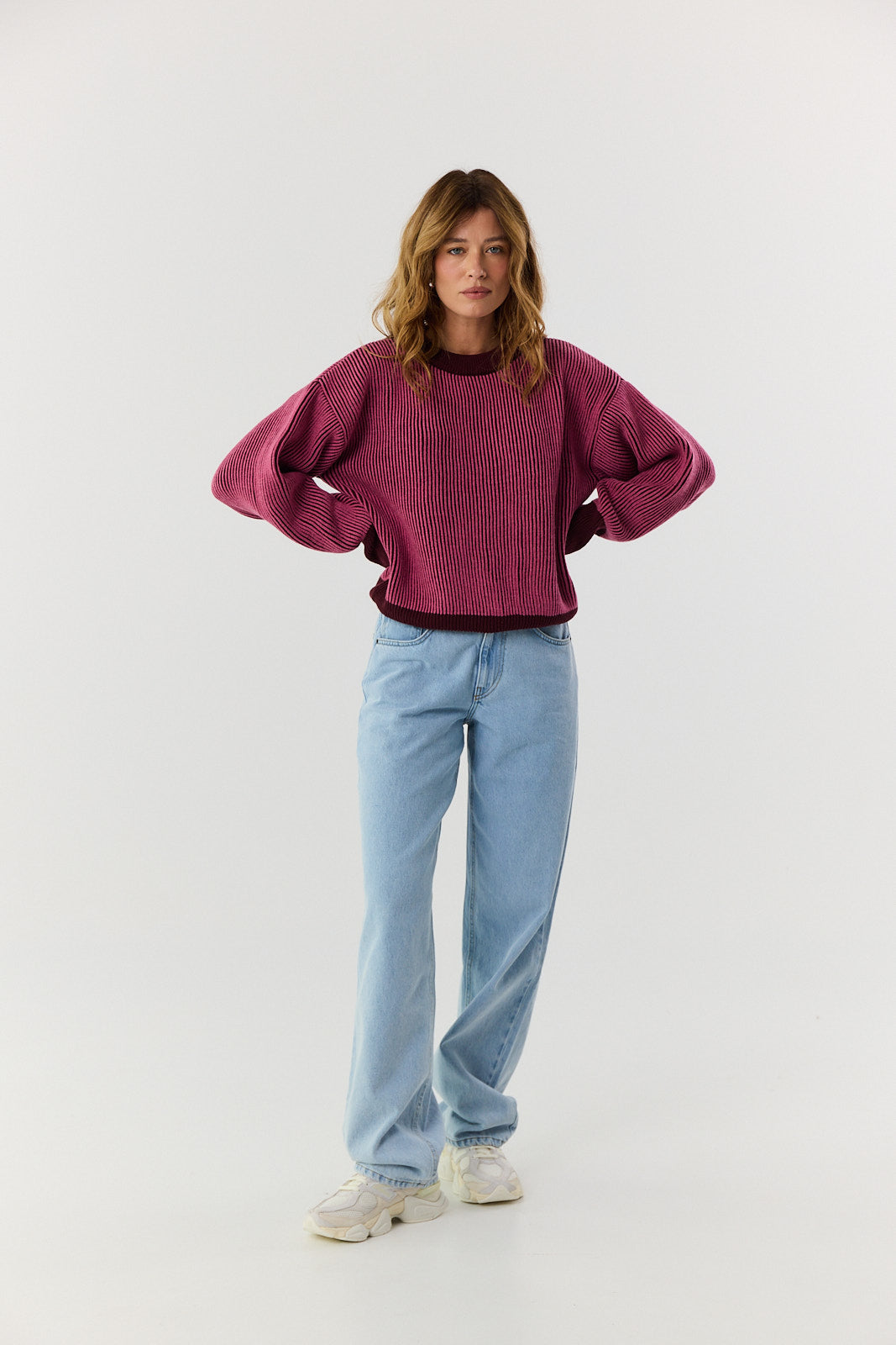 Sweter Kelly burgundy