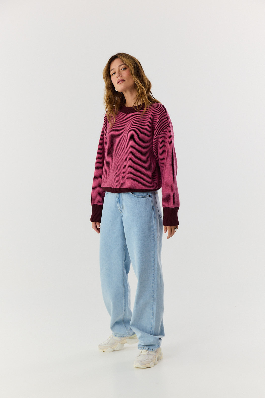 Sweter Kelly burgundy