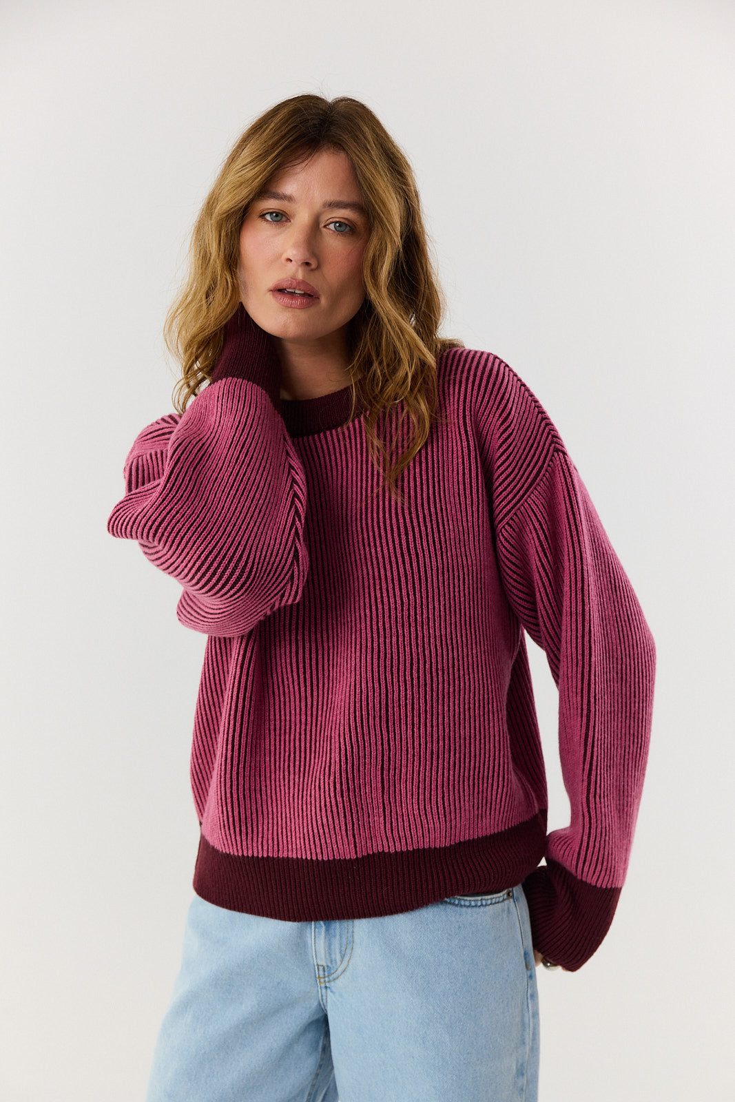 Sweter Kelly burgundy