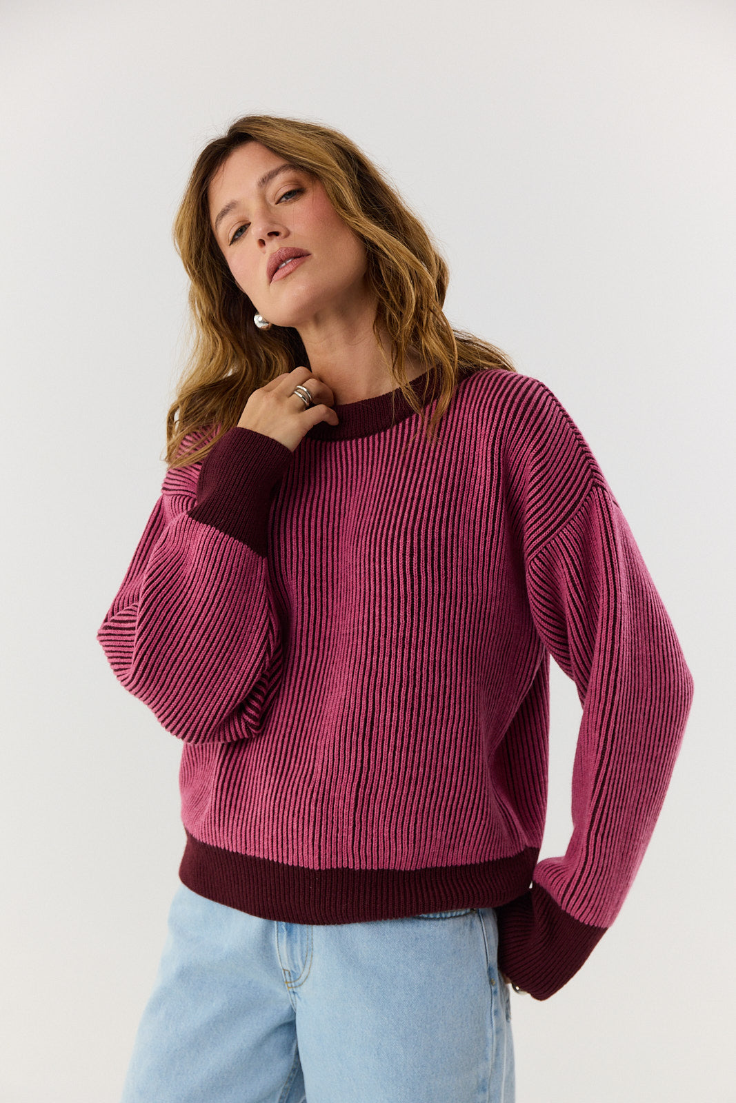 Sweter Kelly burgundy