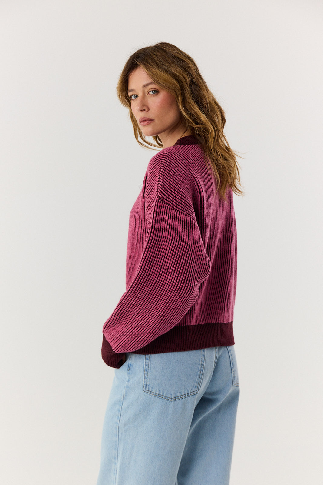 Sweter Kelly burgundy