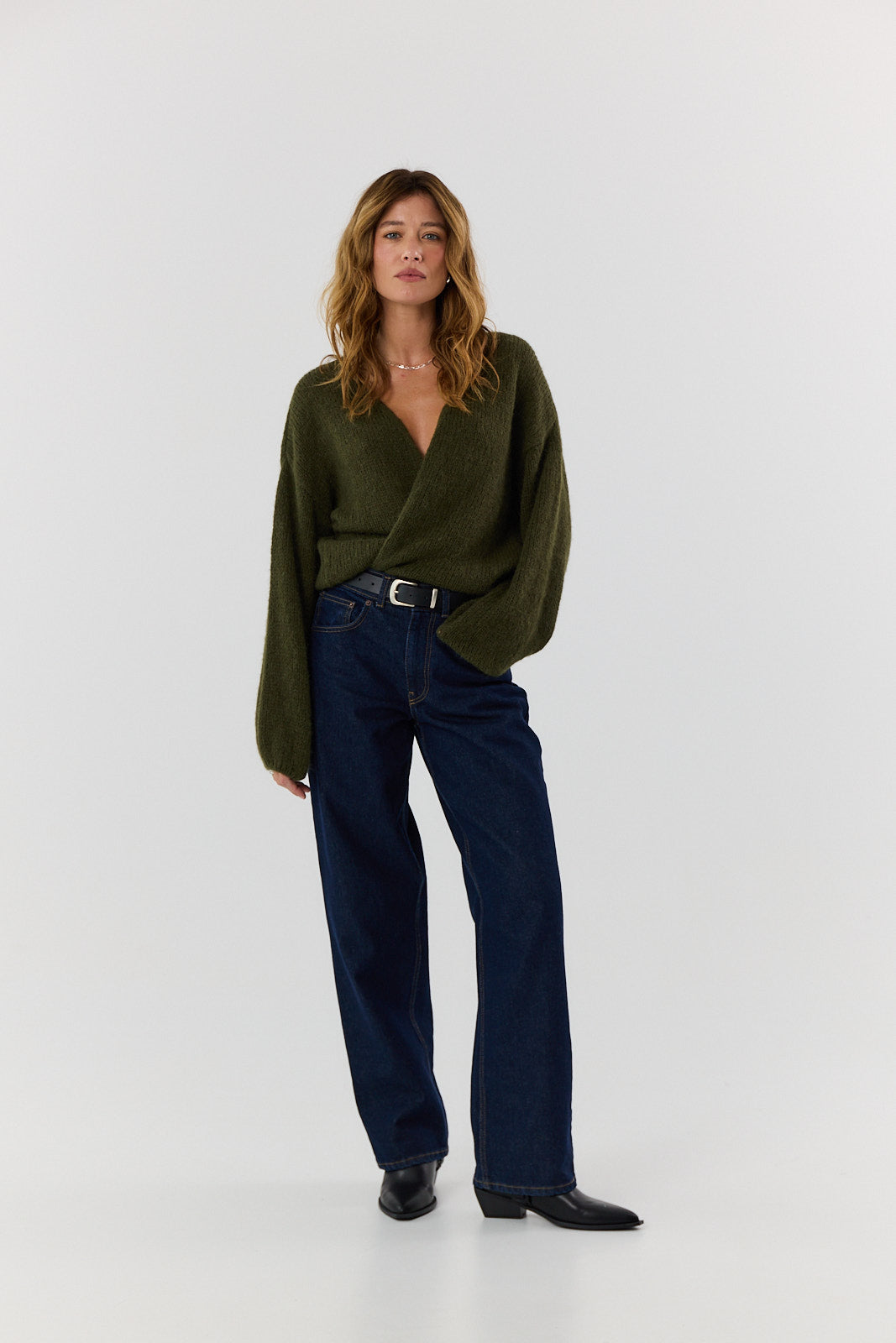 Sweter kardigan Ingrid khaki