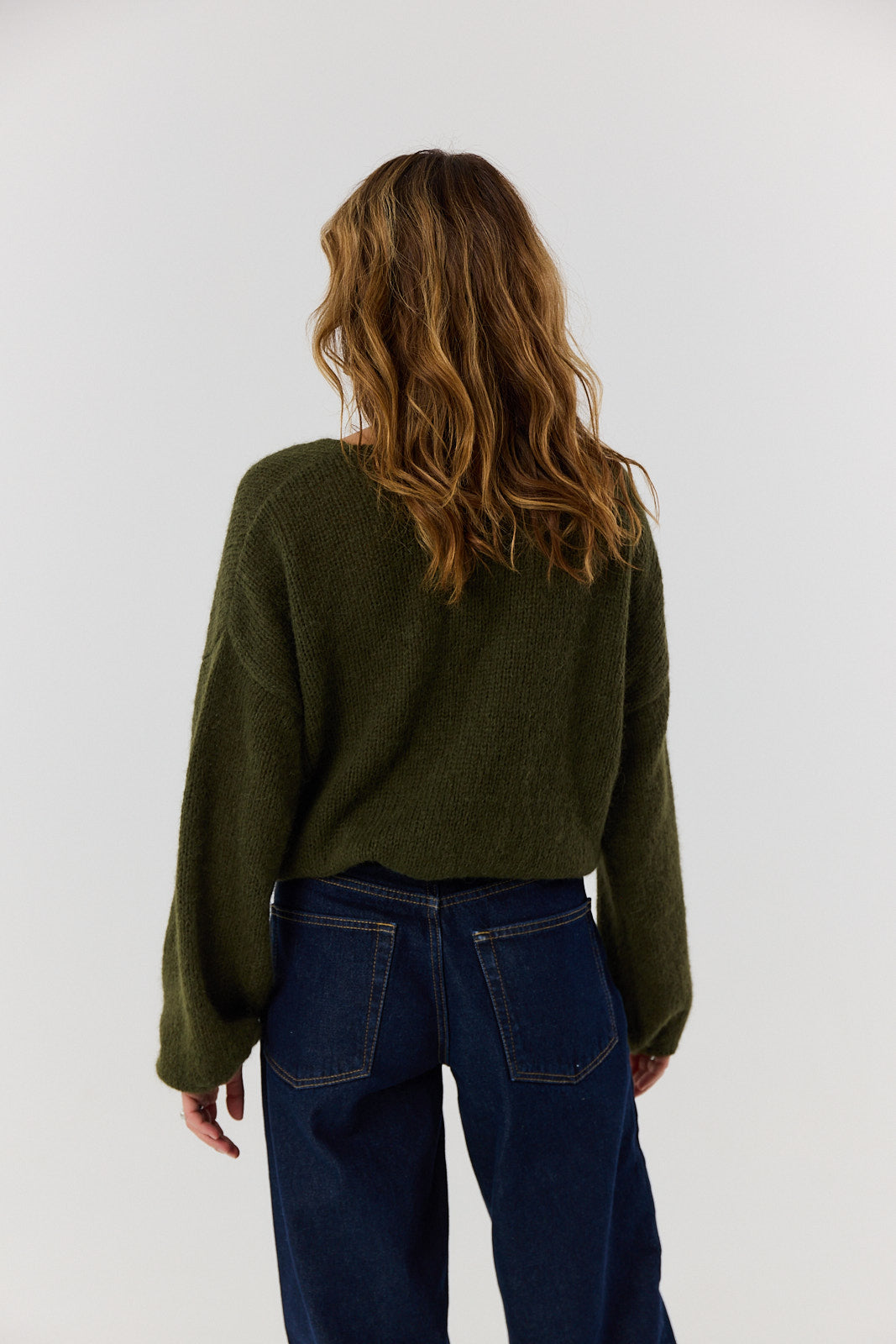 Sweter kardigan Ingrid khaki