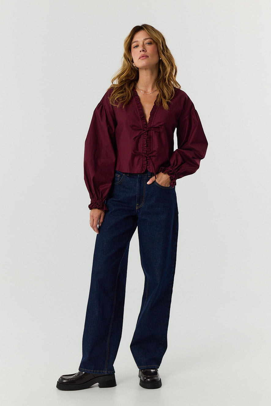 Koszula Maya burgundy