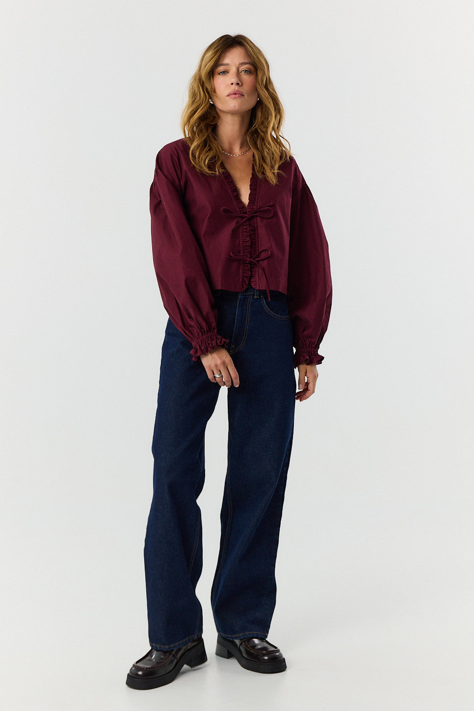 Koszula Maya burgundy