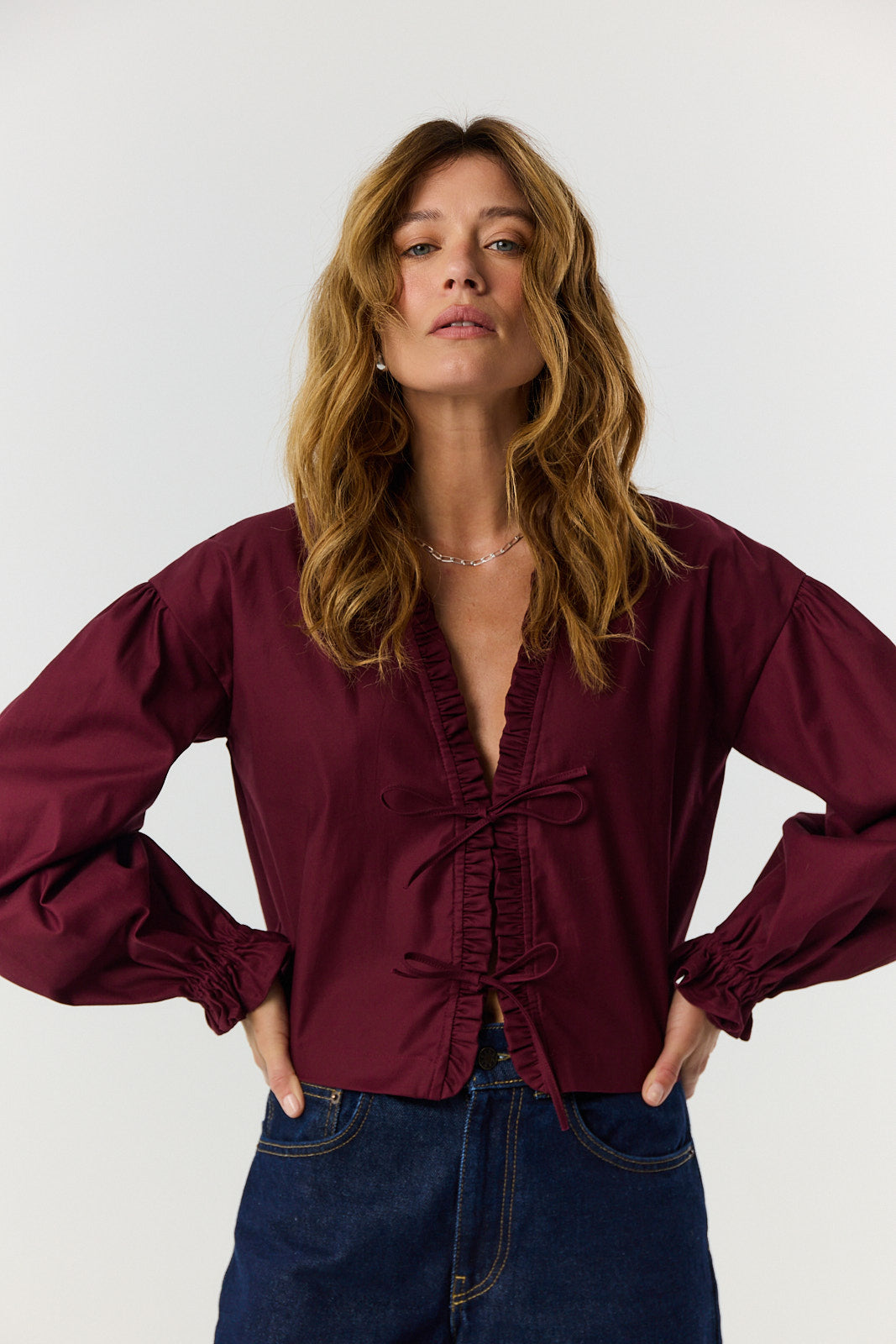 Koszula Maya burgundy