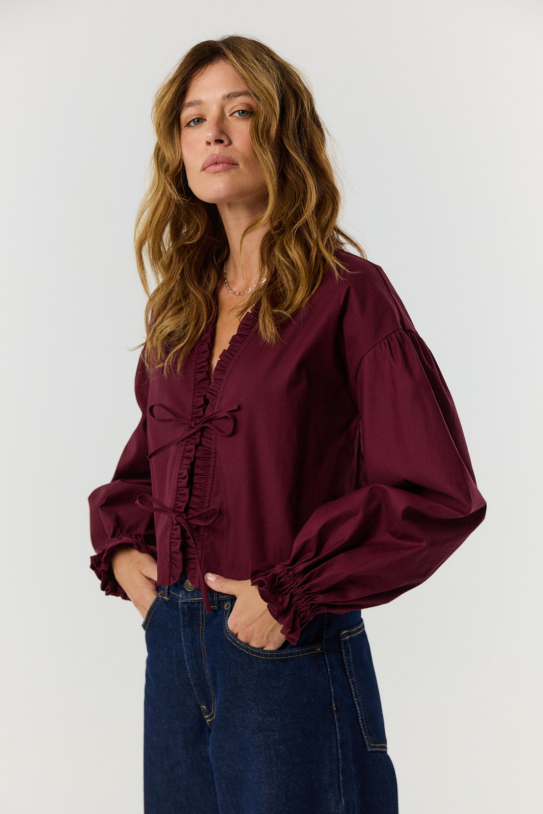 Koszula Maya burgundy