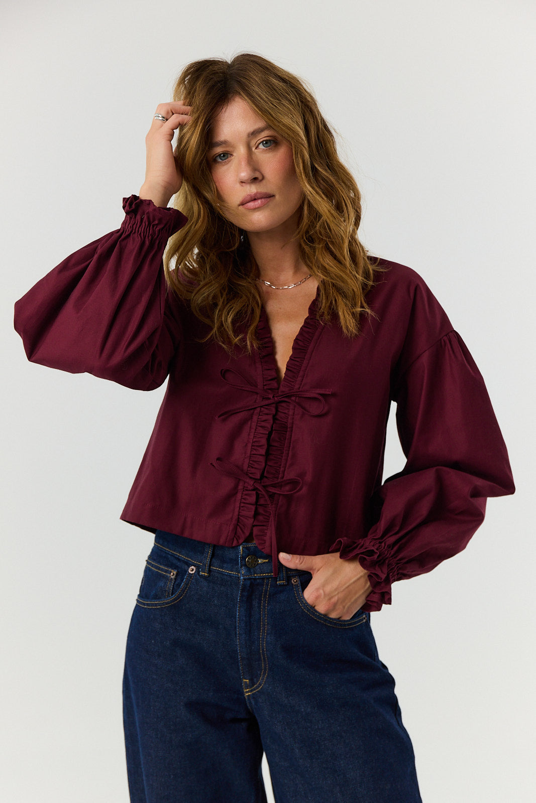 Koszula Maya burgundy