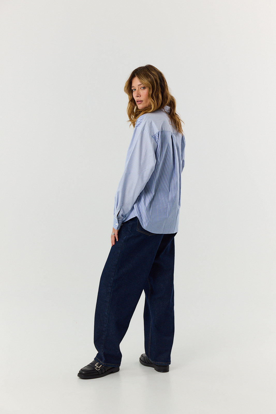 Koszula Agnes blue stripes