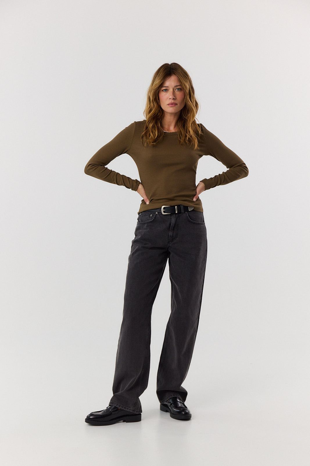 Longsleeve Bamboo khaki