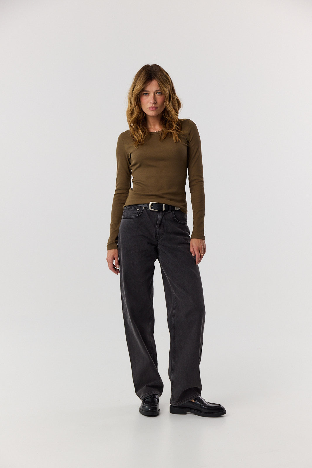Longsleeve Bamboo khaki