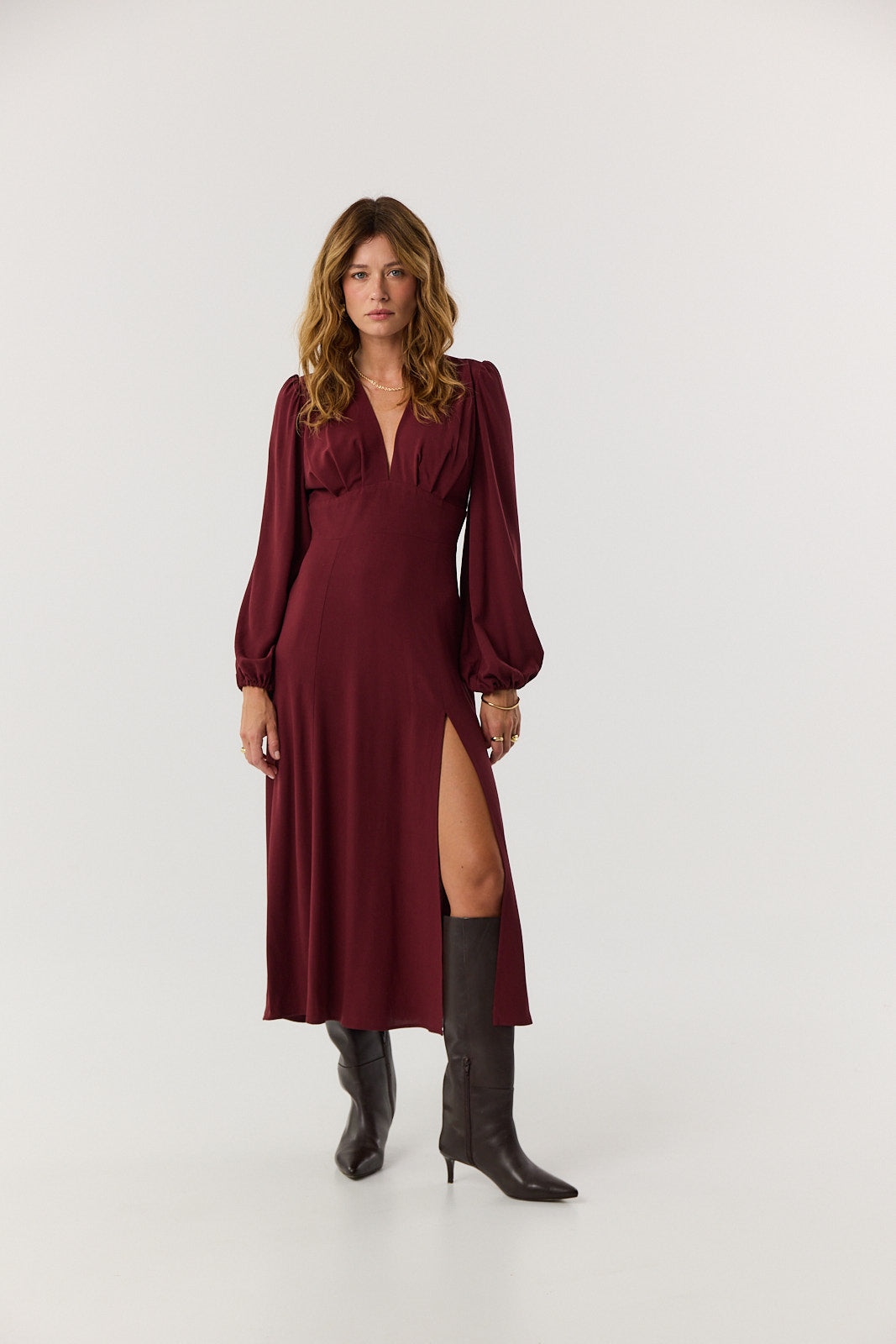 Sukienka Lea burgundy