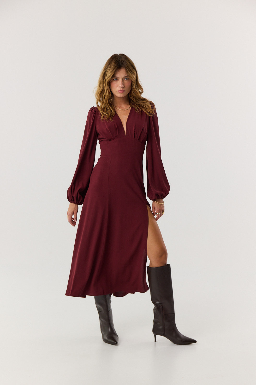 Sukienka Lea burgundy