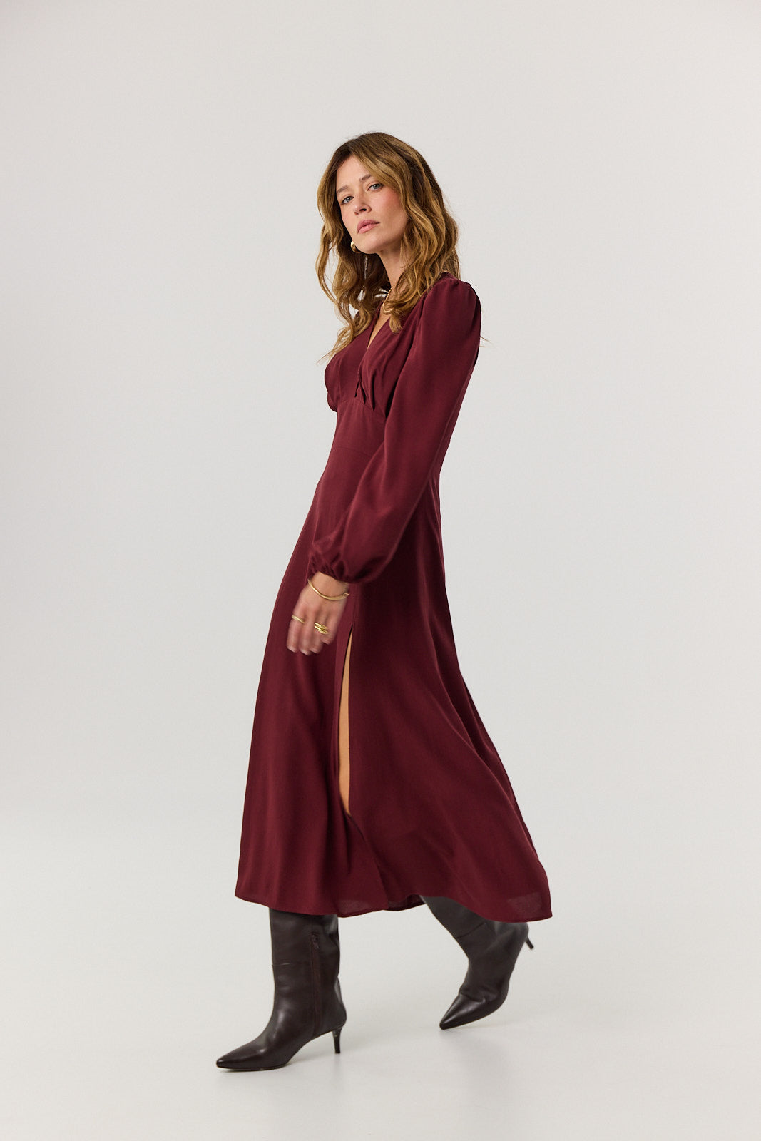 Sukienka Lea burgundy