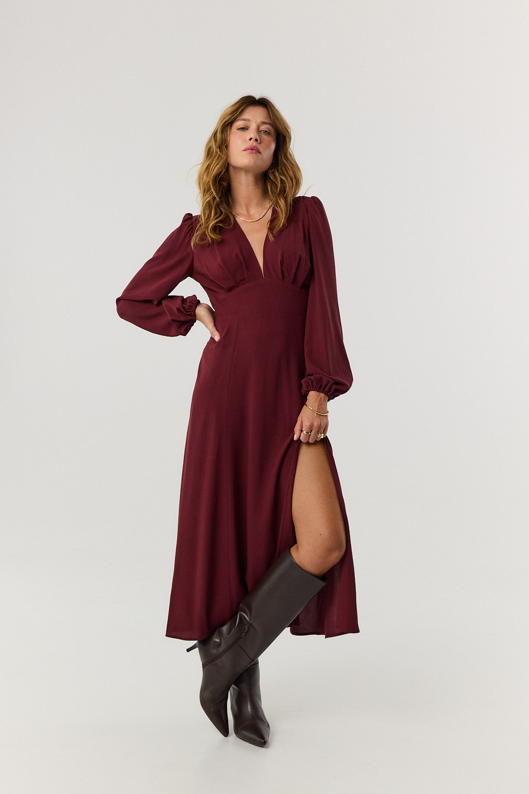 Sukienka Lea burgundy