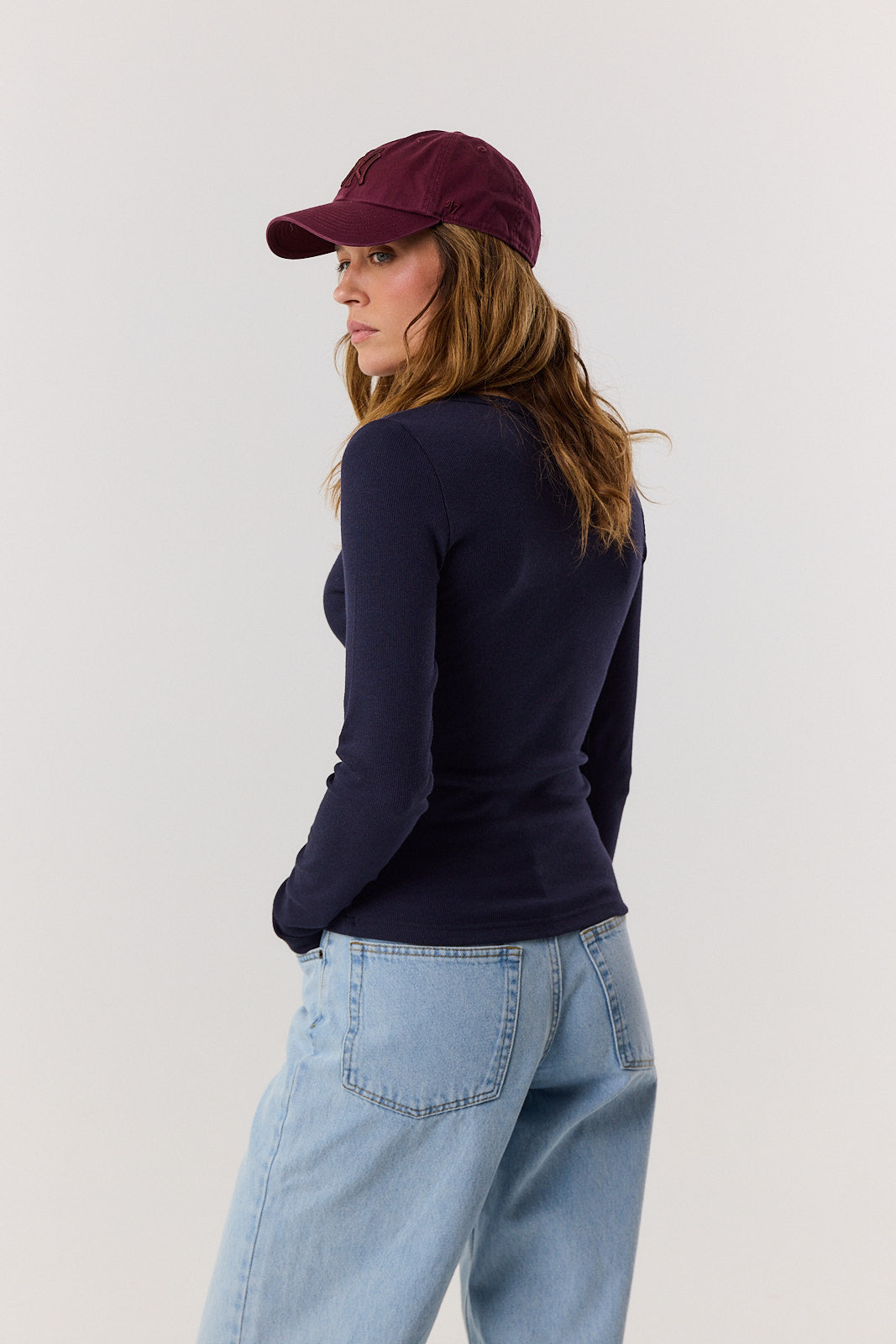 Longsleeve Bamboo navy
